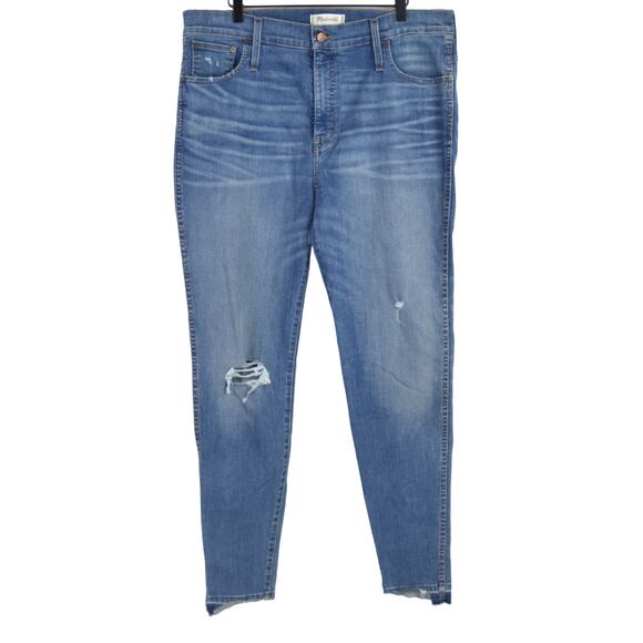 Madewell 10" High-Rise Skinny Jean, size 34T - Picture 1 of 11